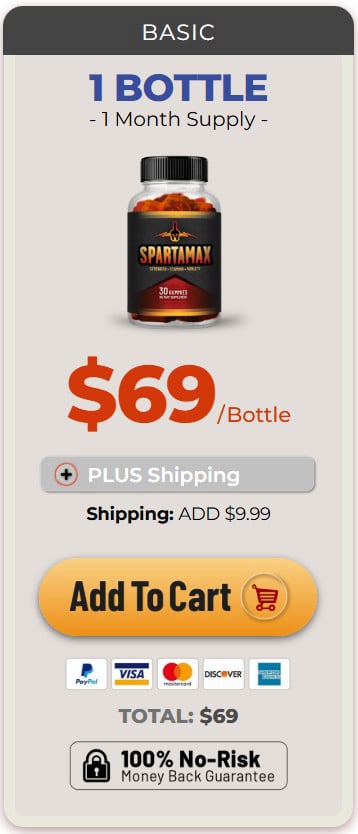 SpartaMax 1 bottle