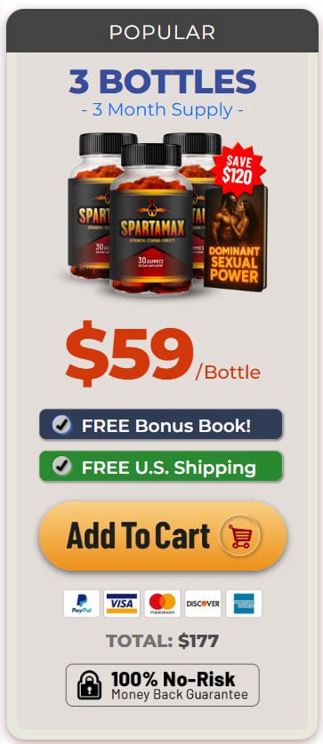 SpartaMax 3 bottle
